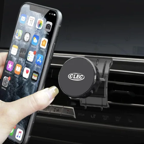 Miniatura 10 de BEERTE Soporte de teléfono de coche para BMW X5 X6 X7 Soporte de teléfono de coche giratorio de 360° ajustable fuerte soporte magnético para todos