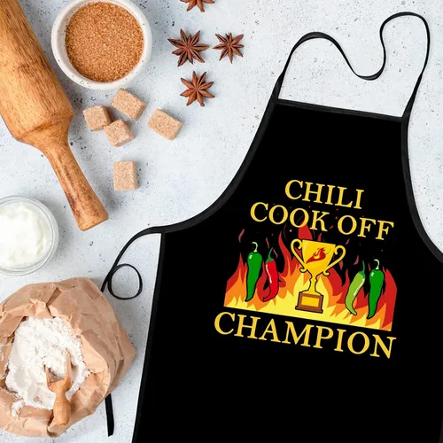 Miniatura 2 de Delantales de cocina de chile para cocinar, premios, trofeos, delantales para cocina, barbacoa, para mujeres y hombres, decoraciones de festivales