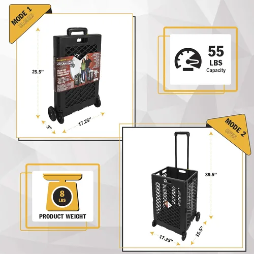 Miniatura 3 de Olympia Tools 85-404 Pack-N-Roll - Portaherramientas portátiles de malla, capacidad de carga de 55 libras, color negro