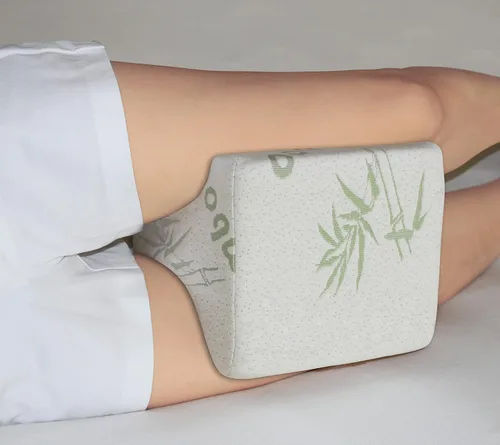 Miniatura 3 de Almohada de rodilla: proporciona una alineación espinal óptima para ayudar a reducir el dolor de espalda baja, pierna, cadera, tobillo