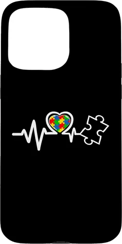 Miniatura 31 de Heart Puzzle Piece Heartbeat Cool Autism Awareness Case for iPhone 16