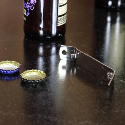 Miniatura 4 de Chef Craft Select - Abridor de botellas chapado en hierro con imán, paquete de 2, 1, color gris