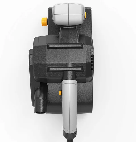 Miniatura 2 de Jellas Lijadora de banda de 3 × 21 pulgadas con bolsa para el polvo, máquina lijadora de 7 amperios con control de velocidad variable, adaptadores
