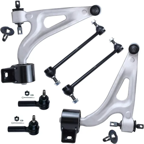 Miniatura 92 de Detroit Axle - Kit de brazos de control de extremo delantero 4WD para Ford 04-08 F-150, 06-08 Lincoln Mark LT, 4 extremos de barra de acoplamiento