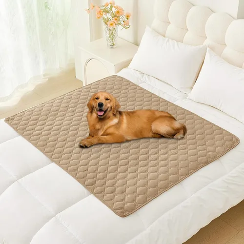 Miniatura 145 de Smiry Funda Impermeable para Cama de Perro, Manta Suave Reversible para Mascotas, Lavable a Prueba de Fugas para Gatos y Perros, Funda para Sofá