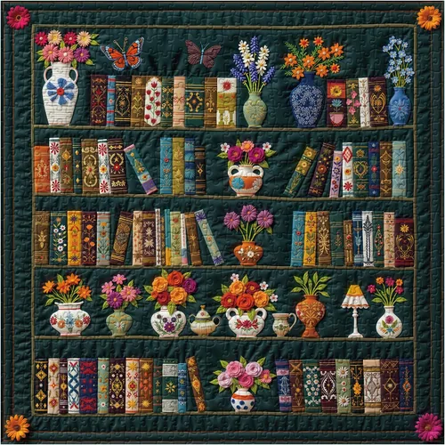 Rompecabezas de estantería vintage de 1000 piezas para adultos, rompecabezas de libro floral de páginas de flores silvestres, rompecabezas de