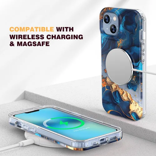 Miniatura 132 de Diaclara Funda diseñada para iPhone 16, mejorada [protección completa de la cámara], carcasa resistente de cuerpo completo con protector de pantalla