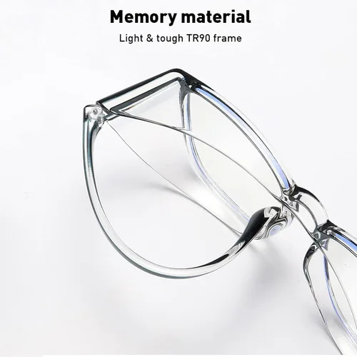 Miniatura 7 de Feaglo Lentes de seguridad, antivaho para mujeres y hombres, bloqueo de luz azul, elegantes gafas de protección para los ojos, escudo lateral
