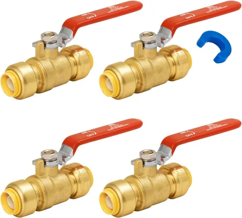 Miniatura 21 de Válvula de cierre de bola de 1 pulgada, Válvula de bola de 1 pulgada SUNGATOR, Accesorios de cierre de agua de conexión por presión, Accesorios