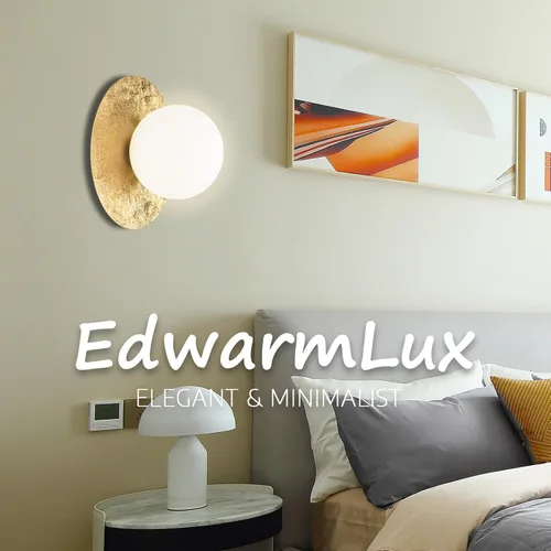 Miniatura 2 de Edwarmlux Aplique de pared de 1 luz, aplique de pared moderno de mediados de siglo, lámpara de techo, lámpara de tocador, lámpara de pared