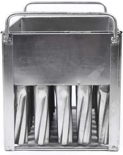 Miniatura 5 de Molde para paletas de hielo, moldes de acero inoxidable, soporte para palitos de helado (40 unidades)