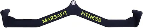 Miniatura 9 de MARSAFIT Gimnasio en casa, fitness, remo, barra en T, polea en V, accesorio para máquina de cable, barra de bíceps Curl Tricep LAT Pulldown Bar Back