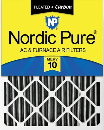 Miniatura 38 de Nordic Pure 12 x 24 x 4 (tamaño real: 11 1/2 x 23 3/8 x 3 5/8) de carbono puro plisado para reducción de olores Merv 8, filtro para horno, 1 paquete