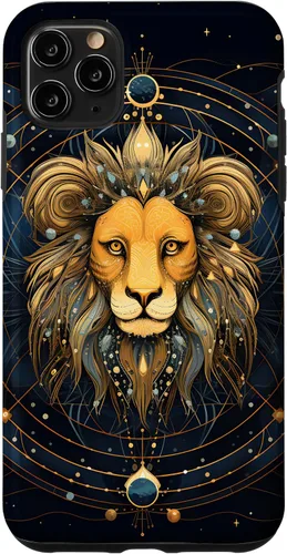 Miniatura 13 de Funda para iPhone 12 mini Leo signo del zodiaco León Horóscopo Constelación