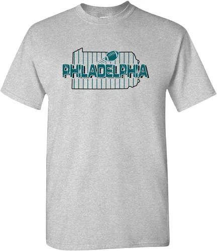 Miniatura 33 de Xtreme Apparrel Camiseta para hombre Team Field Map para aficionados al fútbol Dallas - Camisa azul marino