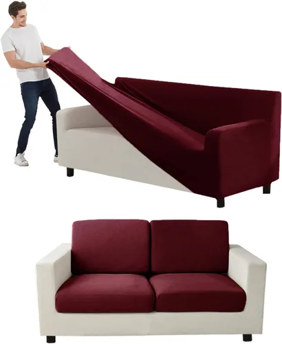 Miniatura 191 de Funda para Sofá de Terciopelo, Fundas Elásticas para Sofá para Funda Principal Separada/Respaldos y Cojines de Asiento, Funda para Sofá, para Fundas
