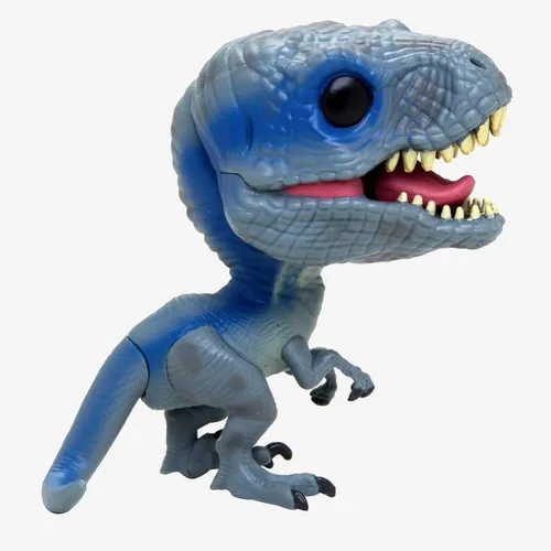 Miniatura 4 de Funko POP Jurassic World Fallen Kingdom - Figura de vinilo azul [Velociraptor] Pop (incluye funda protectora compatible con caja Pop Box)