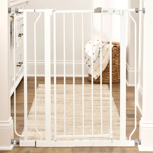 Miniatura 20 de Regalo Safety - Puerta para bebés de 29 a 38.5 pulgadas para puertas y parte inferior de escaleras, puerta de bebé montada a presión con puerta