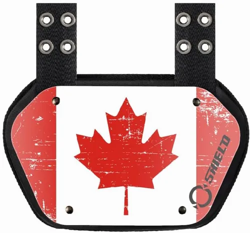 Miniatura 7 de O Shield Placa trasera de fútbol con bandera, almohadillas de espalda baja para jugadores de fútbol, protector trasero 2-Multi