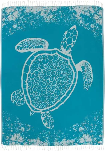 Miniatura 19 de Sand Cloud Marine Life Toalla turca, sin arena, 100% hilo de algodón orgánico, secado rápido, para playa, picnic, manta o toalla de baño, como se
