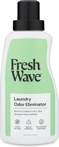 Fresh Wave Potenciador de ropa para eliminar olores, 24 onzas líquidas. | Potenciador de aroma para ropa | Alivio de olores más seguro | Eliminador