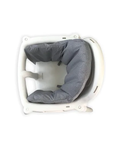Miniatura 5 de Funda para silla alta para IKEA Antilop, funda de algodón para cojín inflable, funda de cojín para sillas altas para bebés y niños pequeños, Gris