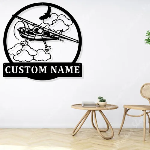 Miniatura 63 de Letrero de metal personalizado con nombre de camión, semirremolque, arte de pared para valla de garaje, patio, decoración al aire libre, letrero