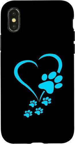 Miniatura 5 de Funda para iPhone 11 Pro Max con estampado de patas de perro, diseño de patas de perro, corazones, pata de perro