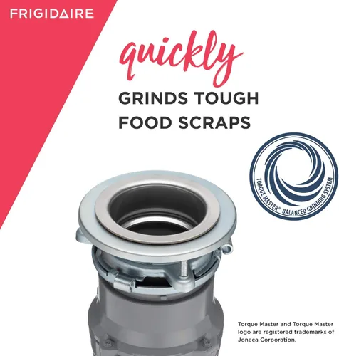 Miniatura 2 de Frigidaire Triturador de Basura con Cable de 1/2 HP para Fregaderos de Cocina FF05DISPC1