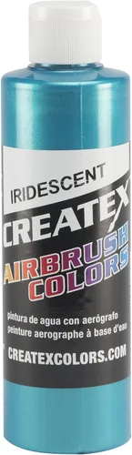 Miniatura 9 de Createx Pintura de colores para aerógrafo, 8 onzas, azul eléctrico iridiscente