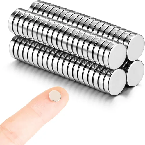 Miniatura 14 de 300 imanes pequeños de 0.118 x 0.039 in (tamaño real), pequeños imanes redondos pequeños para impresión 3D, modelos pequeños en miniatura, vienen