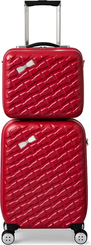 Miniatura 6 de Ted Baker Equipaje giratorio ligero de moda Belle para mujer, Rojo -, Maleta