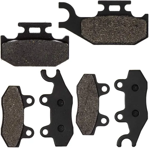 Miniatura 2 de NICHE Kit pastillas de freno para Yamaha 700 700R Rhino 450 660 1S3-W0045-10-00 1S3-W0045-00-00 Delanteras traseras semimetálicas