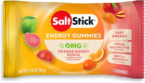 Miniatura 15 de SaltStick Gomitas energéticas con electrolitos, paquete variado, gomitas de electrolitos fáciles de masticar, masticables energéticos que saben muy