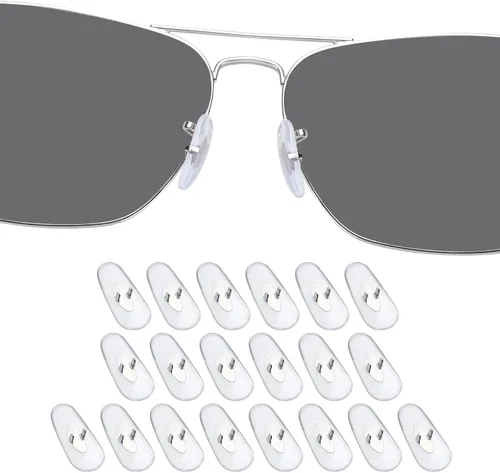 Miniatura 14 de DROGO Almohadillas de nariz de repuesto de silicona suave para gafas de sol RayBan RB3025/RB3026, antideslizantes, agradables a la piel