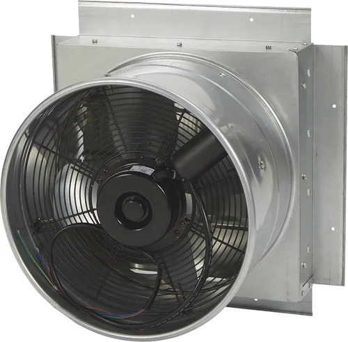 Miniatura 2 de Strongway Ventilador de escape de obturador de accionamiento directo totalmente cerrado, 14 pulgadas, 1400 CFM, 120 voltios, 4 cuchillas