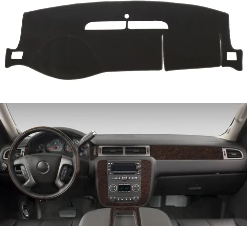 Cubierta de salpicadero para Chevy Chevrolet Suburban/Tahoe 2007-2014, Chevrolet Avalanche Silverado 1500 LTZ 2007-2013, GMC Yukon 2007-2014 Tapete