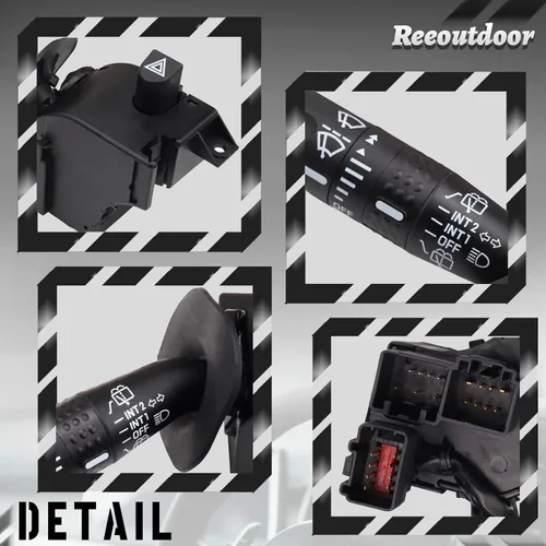 Miniatura 2 de CBS1172 Interruptor Multifuncional de Señal de Giro con Atenuador de Faros, Interruptor de Limpiaparabrisas Compatible con 02-05 Explorer, 03-06