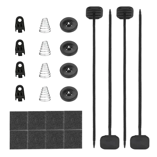 Miniatura 9 de Kit de montaje de ventilador de refrigeración de radiador eléctrico de 7 pulgadas con motor de 12 V 80 W, ventilador delgado universal de alto