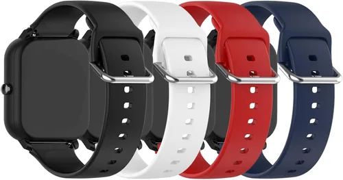 E ECSEM Correas de silicona suaves compatibles con Hwagol G28 y Hwagol G20 Smart Watch Reemplazo de liberación rápida de silicona Wacth Bandas para