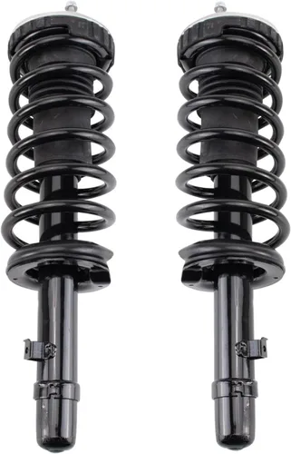 Miniatura 203 de TRQ Conjunto de Amortiguador y Resorte Delantero Cargado con Resorte Helicoidal Pre-ensamblado Compatible con Jeep Cherokee Limited AWD 14-22 Sin