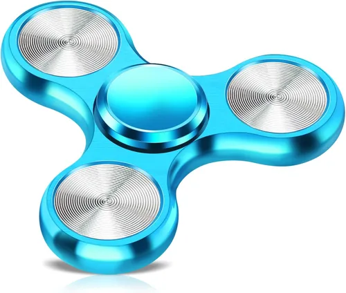 Miniatura 8 de Fidget Spinner para adultos, ultra duradero, metal silencioso, juguetes sensoriales con rodamientos de acero inoxidable, TDAH, autismo, ansiedad