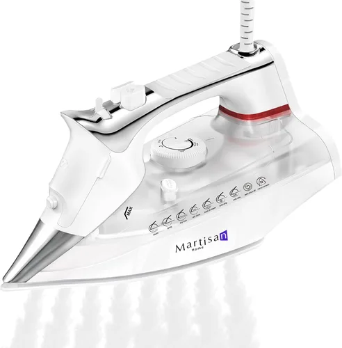 Miniatura 9 de Martisan Plancha generadora de vapor para ropa, estación de vapor LED, potencia de 1800 W, presión máxima de 8 bares, tanque de agua de 1.9 L