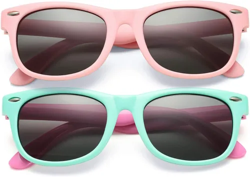 Miniatura 46 de Lentes de sol polarizados de goma elastómero termoplástico (TPEE) flexible, para niñas y niños de 3 a 9 años