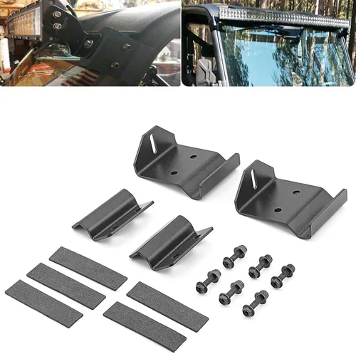 Miniatura 9 de XTMOTO Soporte de montaje para barra de luz LED de 42 pulgadas compatible con UTV 2014-2021 Can-Am Maverick XRS Commander 1000 800