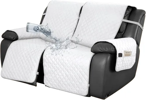 Miniatura 40 de Easy-Going Funda impermeable para sillón reclinable de gran tamaño con bolsillo, 1 funda de sofá reversible para sillón reclinable, protector