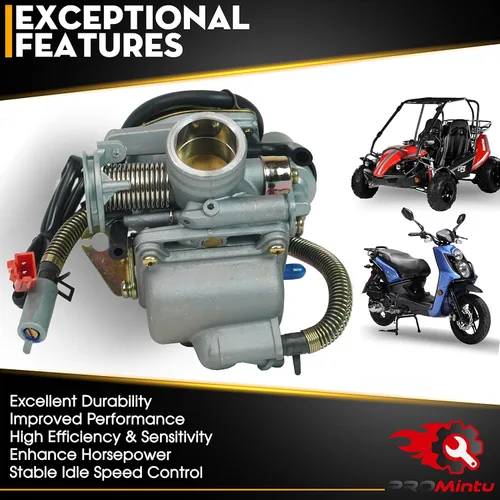 Miniatura 7 de Carburador Reemplaza para American YardSport Sportworks YS200 200 XLT UTV 14925 150cc Motor, 4 tiempos GY6 ATV, scooters, ciclomotores, motor Go
