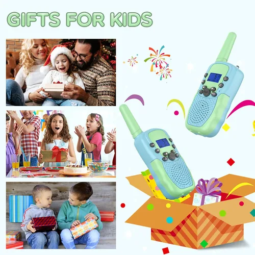 Miniatura 2 de Selieve Walkie Talkies para niños recargables, juguetes para niños o niñas de 4 a 12 años, para interiores y exteriores, rango de 1.9 mi, 22