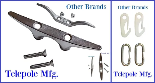 Miniatura 4 de Manufacturing Inc. Asta seccionable de aluminio 7000-T8, diámetro del tubo de 60 mm y aluminio de calibre 11, fabricada en los EE. UU., garantía