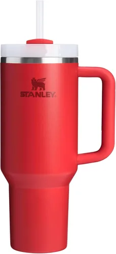 Miniatura 134 de Stanley Quencher H2.0 - Vaso de acero inoxidable con asa, pajilla y tapa FlowState giratoria de 3 posiciones; aislamiento térmico, sin BPA; apto